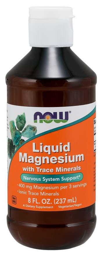 NOW FOODS Flüssiges Magnesium/Spurenelemente (237 ml / 8 fl. oz.)