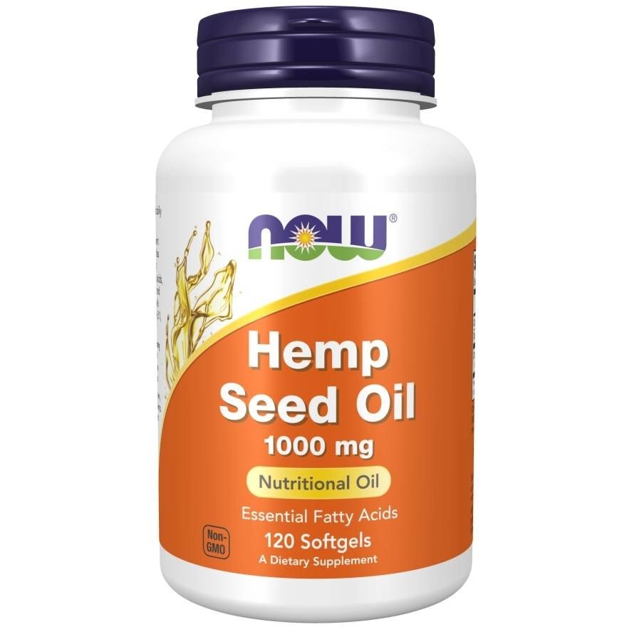 NOW FOODS Hemp Seed Oil (120 caps.)