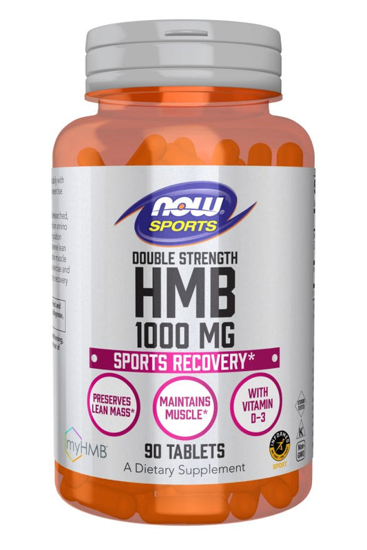 NOW FOODS HMB, 1000 mg (90 Tabletten)