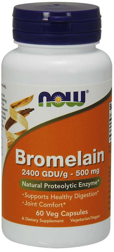 BROMELAIINI / 500 mg / 2400GDU / 60 vkaps.