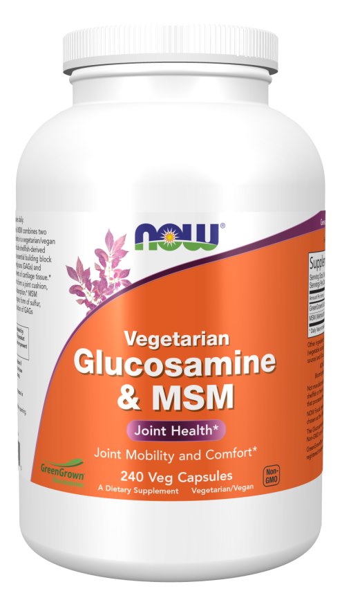 NOW FOODS Glucosamin & MSM Vegetarisch (240 Kapseln)