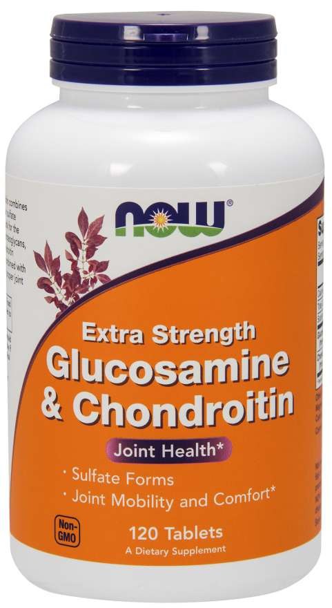 NOW FOODS Glucosamin & Chondroitin Extra Stark (120 Tabletten)