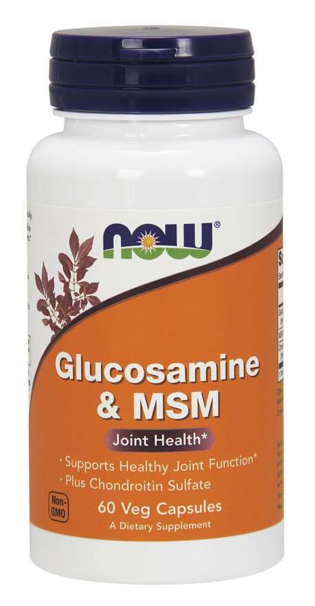 NOW FOODS Glucosamin & MSM (60 Kapseln)