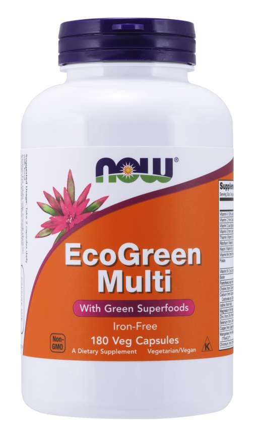 NOW FOODS Eco-Green Multi (180 Kapseln)