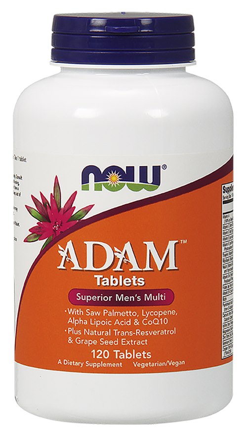 NOW FOODS ADAM Männliches Multivitamin (120 Tabletten)