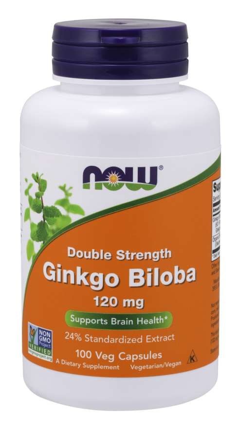 GINKGO BILOBA -UUTE + GINSENG JUURI / 120 mg / 100 vkaps.