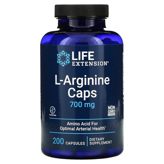 LIFE EXTENSION L-Arginin, 700 mg (200 Kapseln)