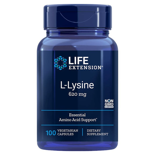 LIFE EXTENSION L-Lysin, 620 mg (100 Kapseln)