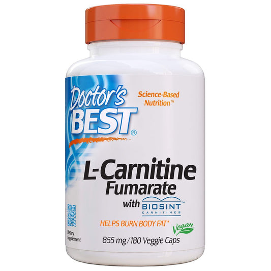 DOCTOR'S BEST L-Carnitin-Fumarat, 855 mg (180 vcaps)