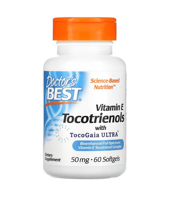 DOCTOR'S BEST Tocotrienole, 50 mg (60 Weichkapseln)