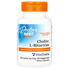 DOCTOR'S BEST Choline L-Bitartrate (60 caps)