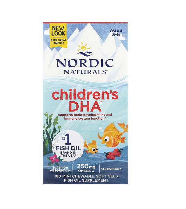 LASTEN DHA / 250 mg / MANSIKKA / 180 pehmokapselia