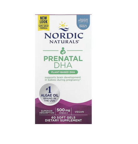 PRENATAL DHA / VEGAANI / 500mg / 60 pehmokapselia