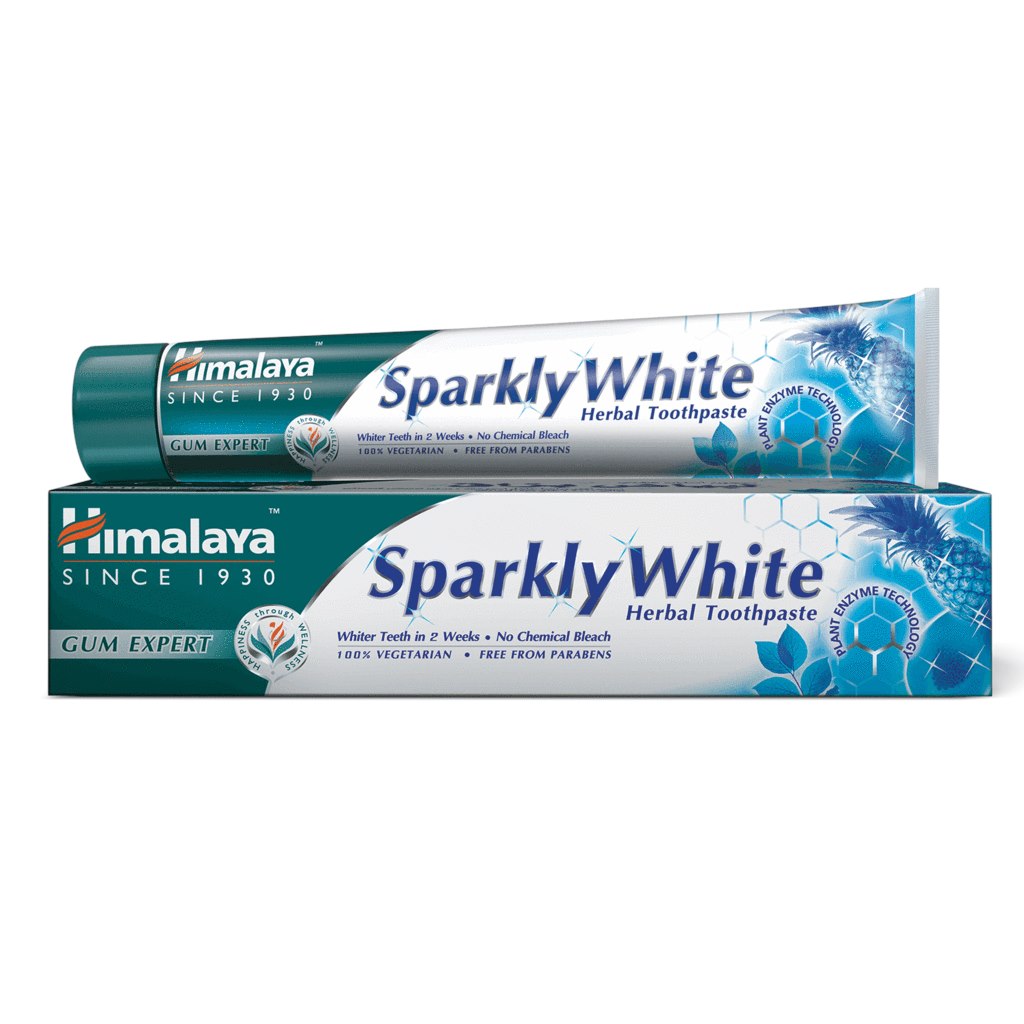 HIMALAYA Sparkly White Herbal Toothpaste (75 ml / 2.5 fl. oz.)