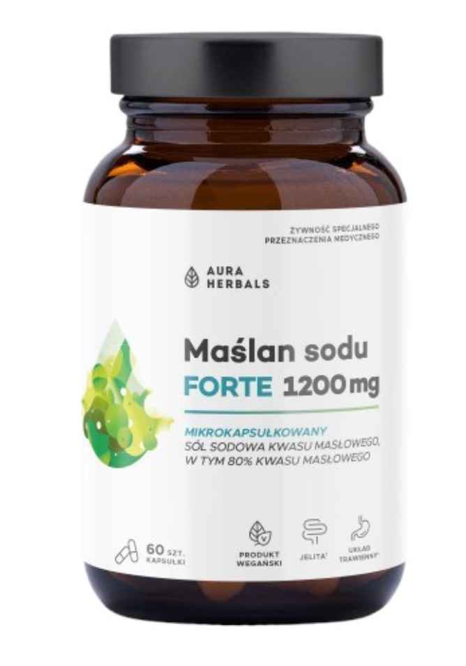 NATRIUMBUTYRAATTI FORTE / 80% VOIHAPPOA / 1200 mg / 60 kaps.