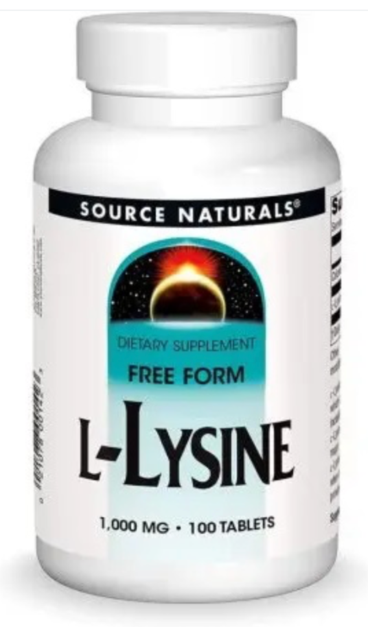 L-LYSIINI / VAPAA MUOTO / 1000 mg / 100 tabl.