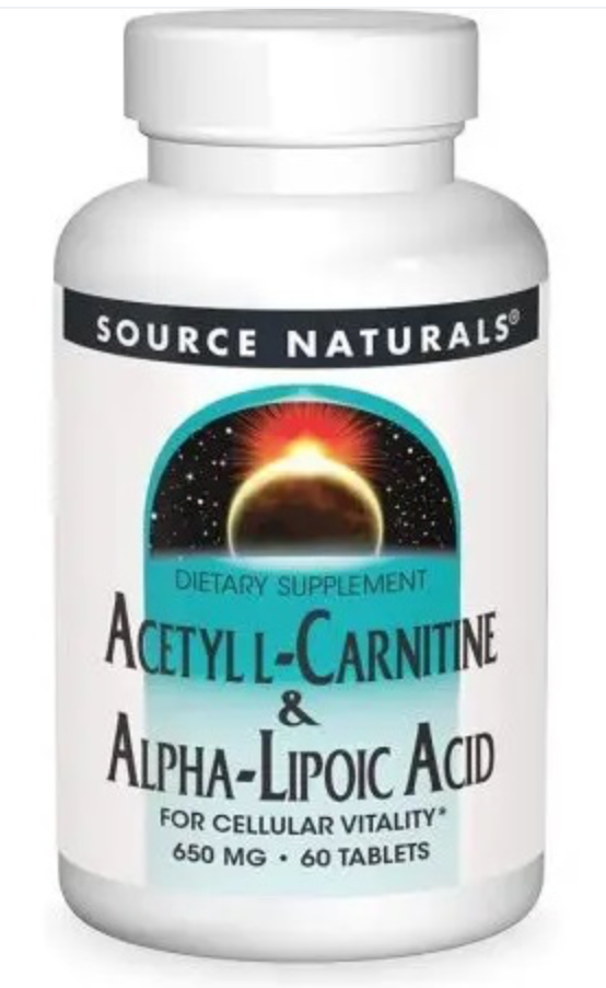 ASETYYLI L-KARNITIINI + ALA / 500 mg + 150 mg / 60 kpl