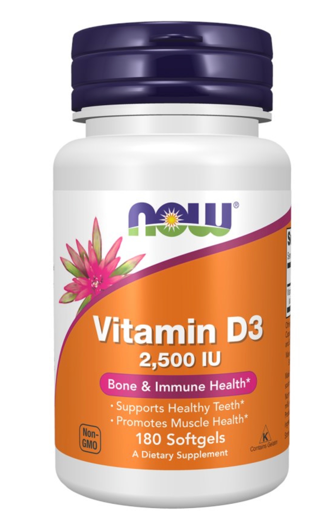 D3-VITAMIINI / 2500 IU / 62,5 mcg / 180 pehmokapselia