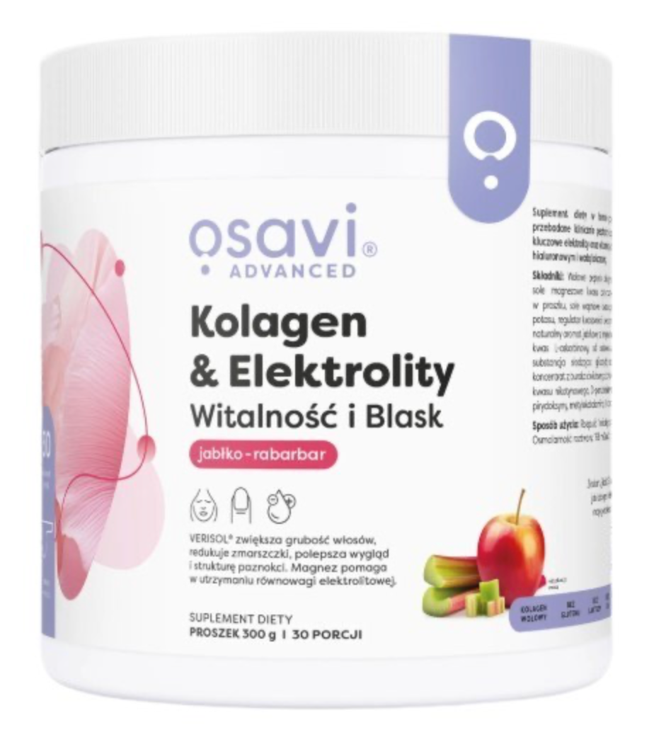 KOLLAGEENI + ELEKTROLYYTIT / VITALITY / OMENA + RAPARPERI / 300 g