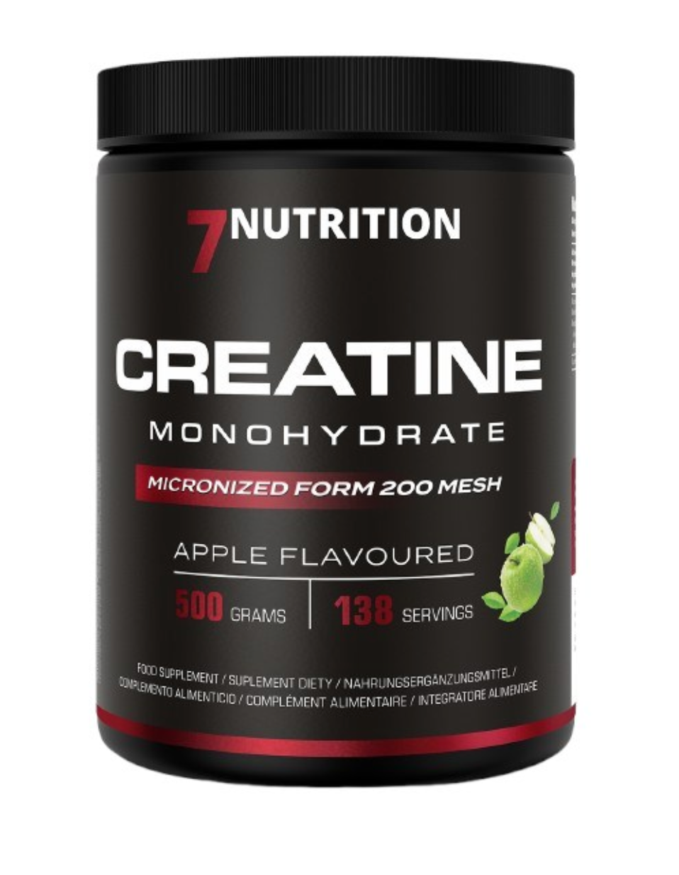 MIKRONISOITU KREATIINIMONOHYDRAATTI / OMENA / 500 g