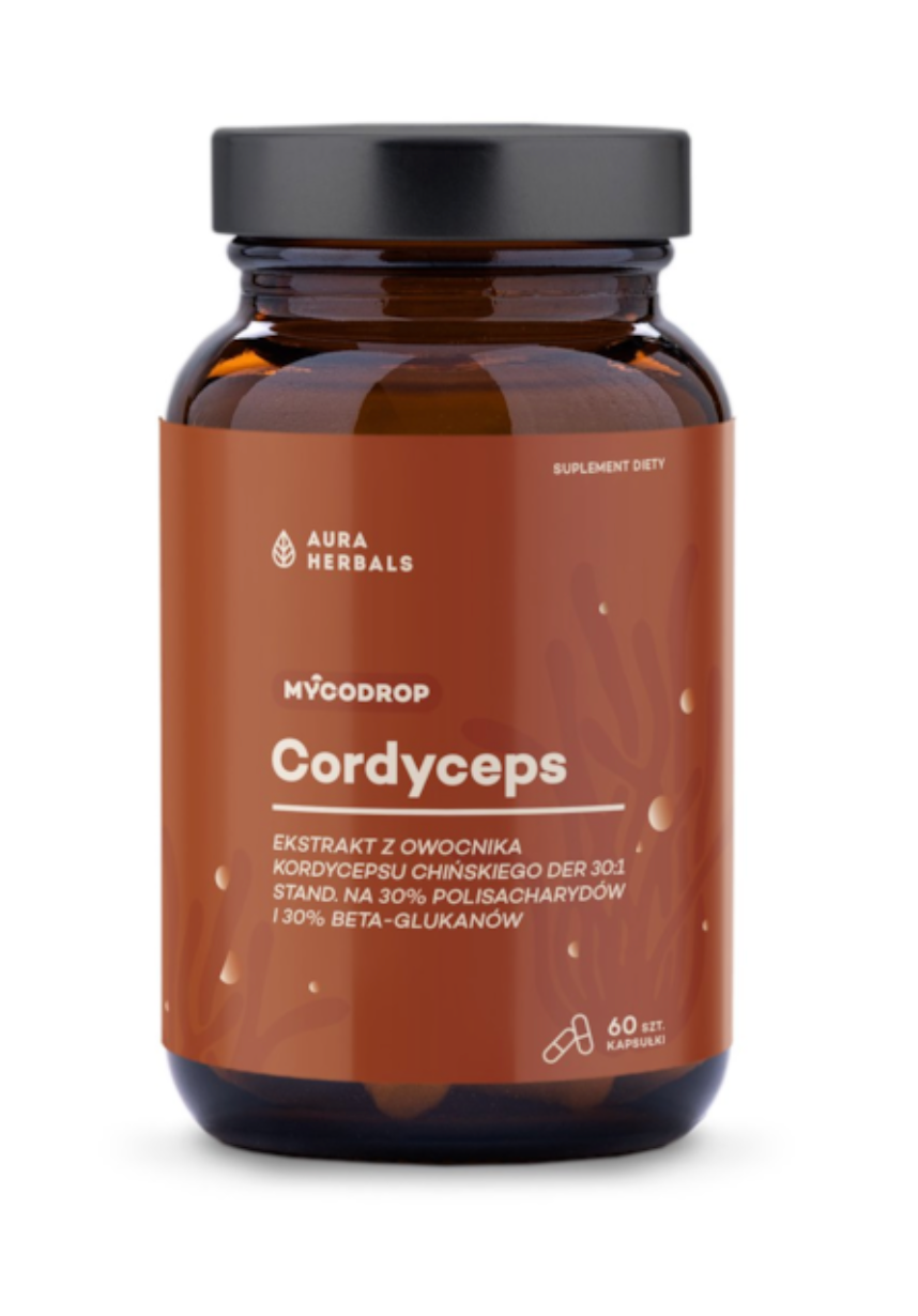 MYCODROP / CORDYCEPS -UUTE / 500 mg / 60 kaps.