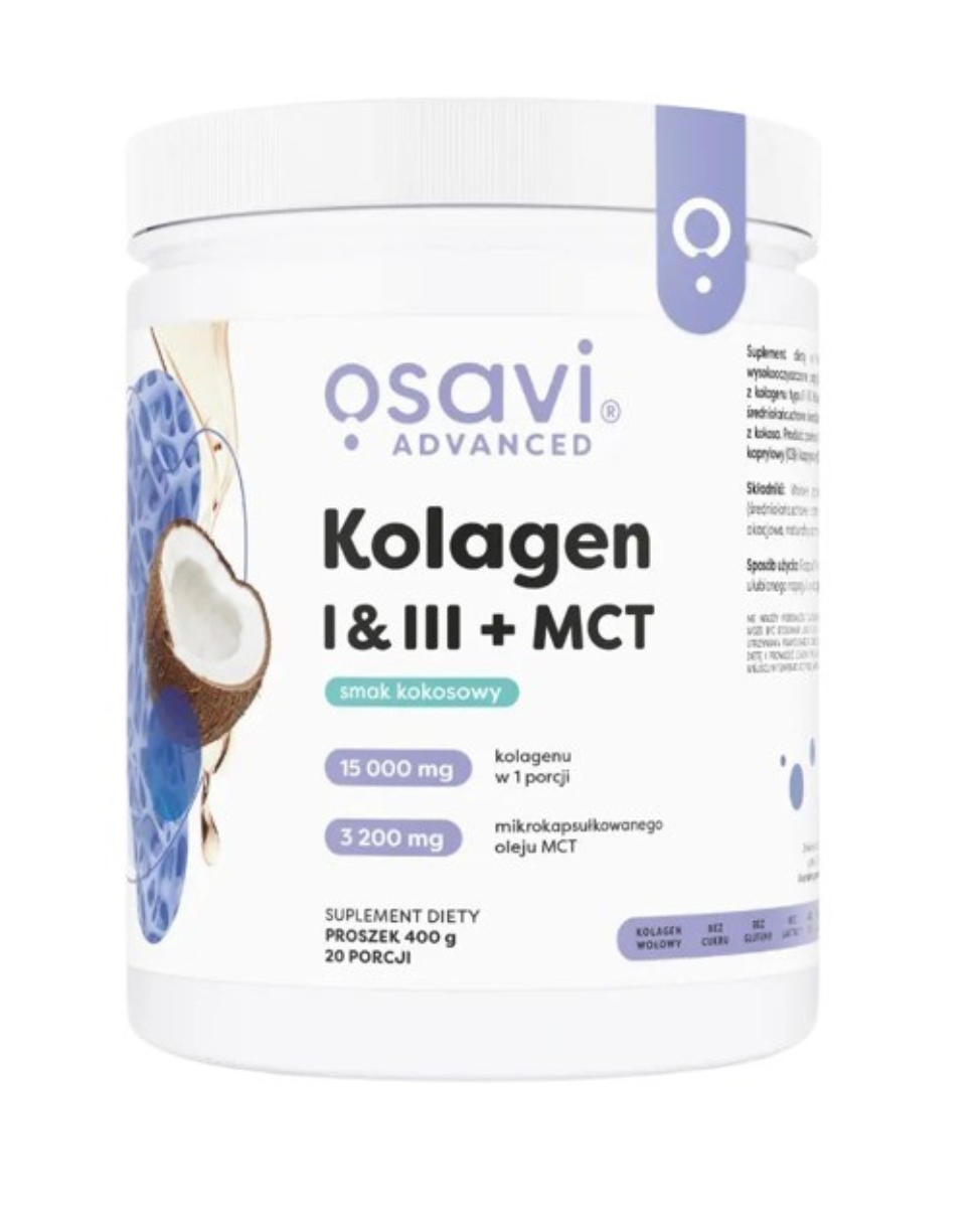 KOLLAGEENI TYYPIT I + III & MCT / 400 G / KOOKOS