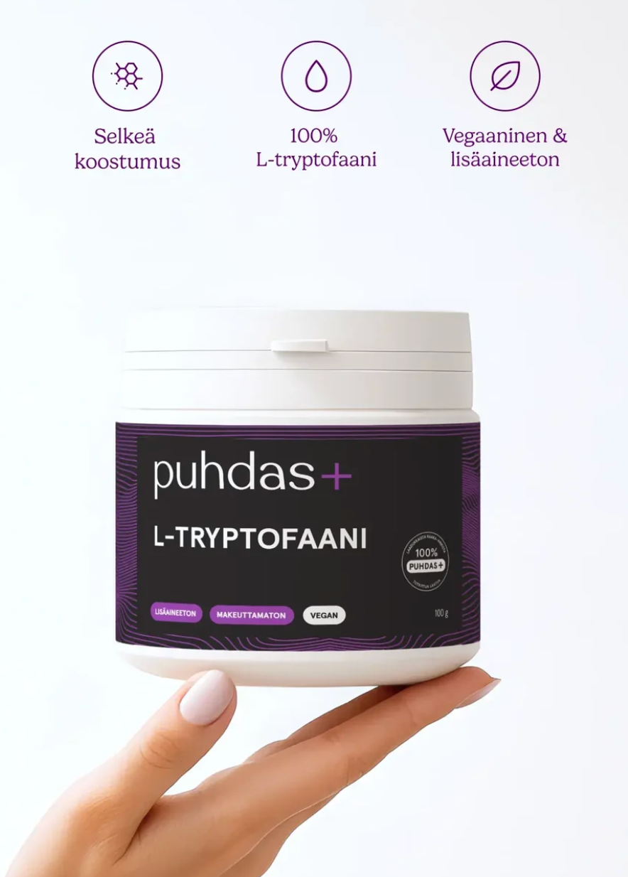 100% L-TRYPTOFAANIJAUHE / 100 g