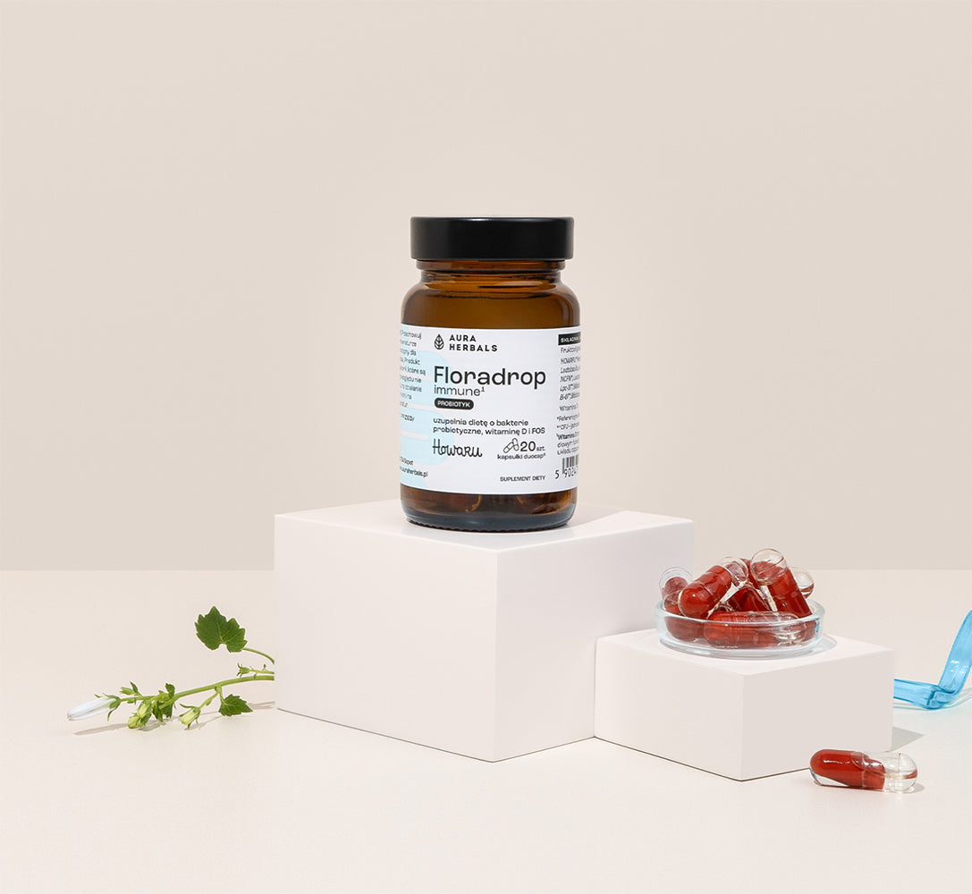 FLORADROP / PROBIOOTIKA + D-VITAMIN (20 Kapseln)