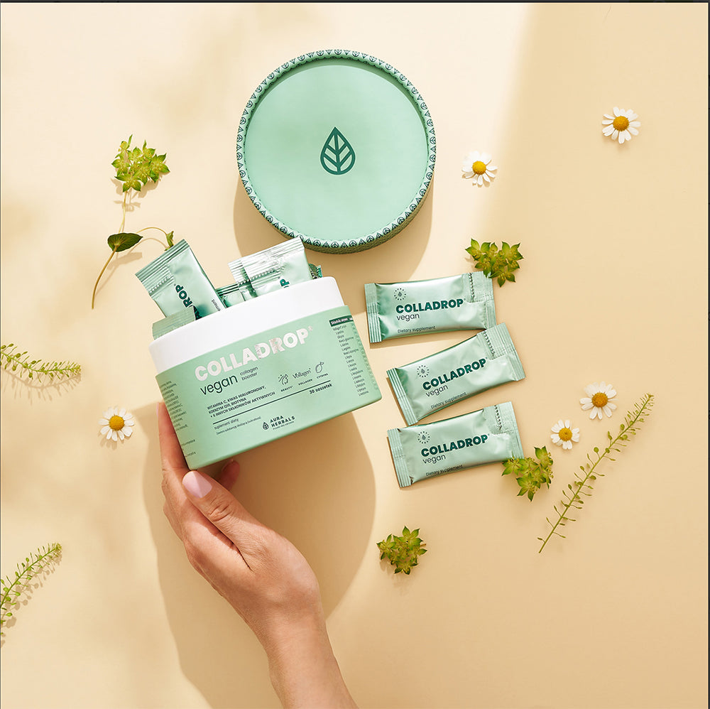 COLLADROP® VEGAN VOLLAGEN® KOLLAGENBOOSTER 2000 mg / 30 DOSPÅSAR