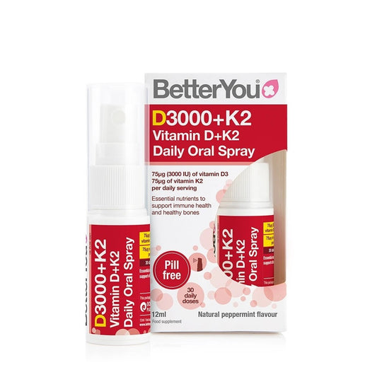 BETTERYOU Vitamin D3 + K2 MK7 Mundspray (12 ml / 0,41 fl. oz.)