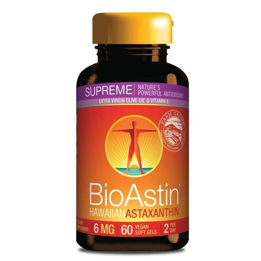 CYANOTECH CO Bioastin Supreme - astaksantiin, 6 mg (60 kapslit)