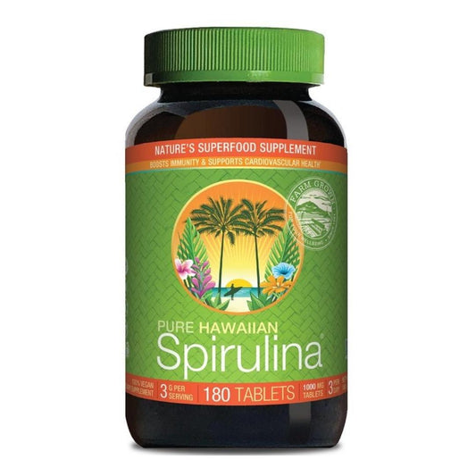 CYANOTECH CO Hawaii spirulina, 1000 mg (180 tabletti)