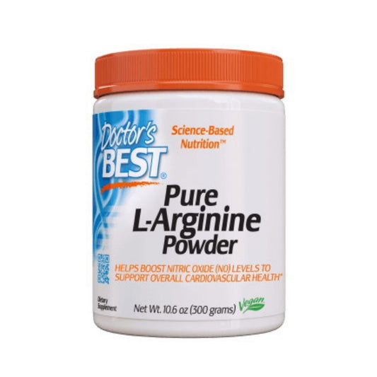 DOCTOR'S BEST Reines L-Arginin Pulver (300 g / 10,582 oz.)