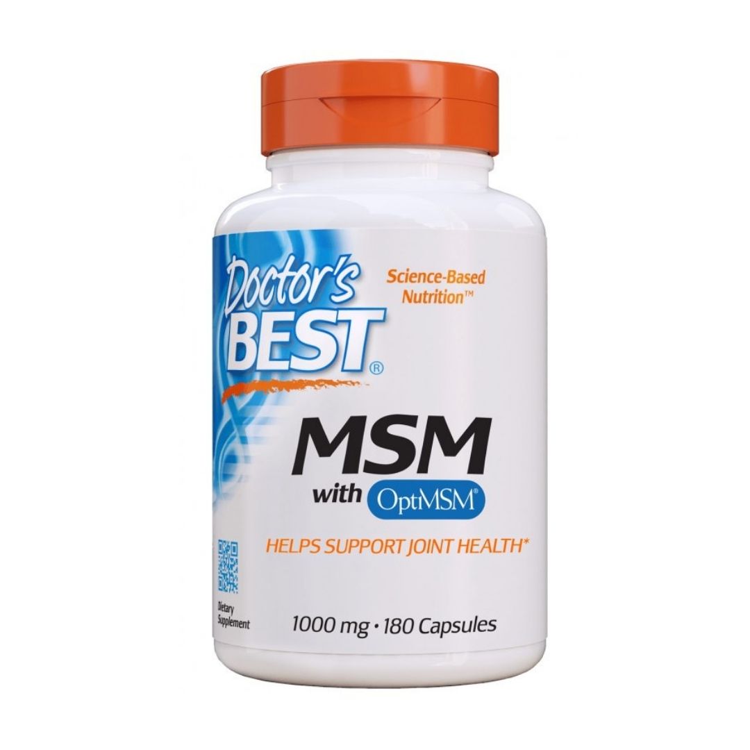 DOCTOR'S BEST MSM with OptiMSM, 1000 mg (180 caps)