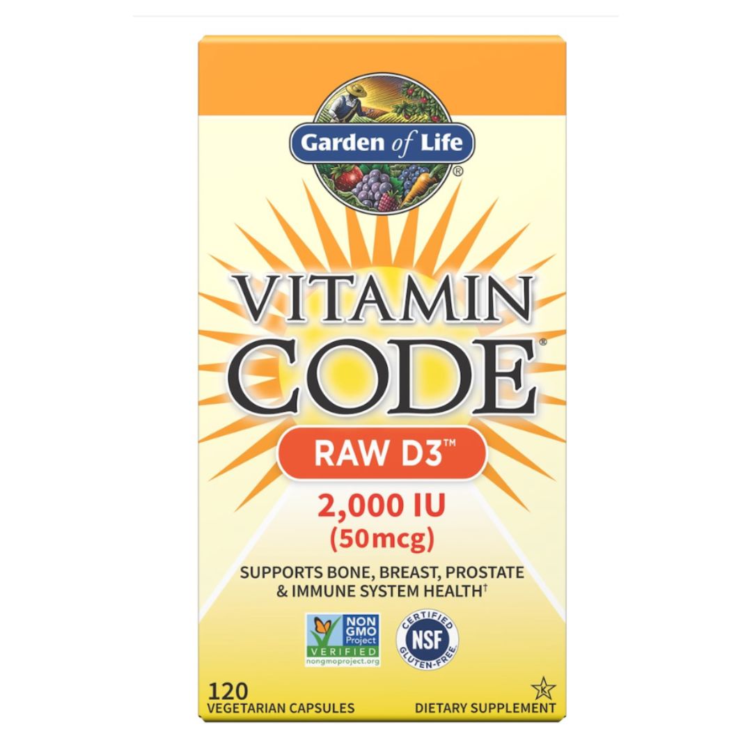 RAW D3 / RAAKARUOKAPOHJAINEN D3-VITAMIINI / 2000 IU / 120 vkaps.