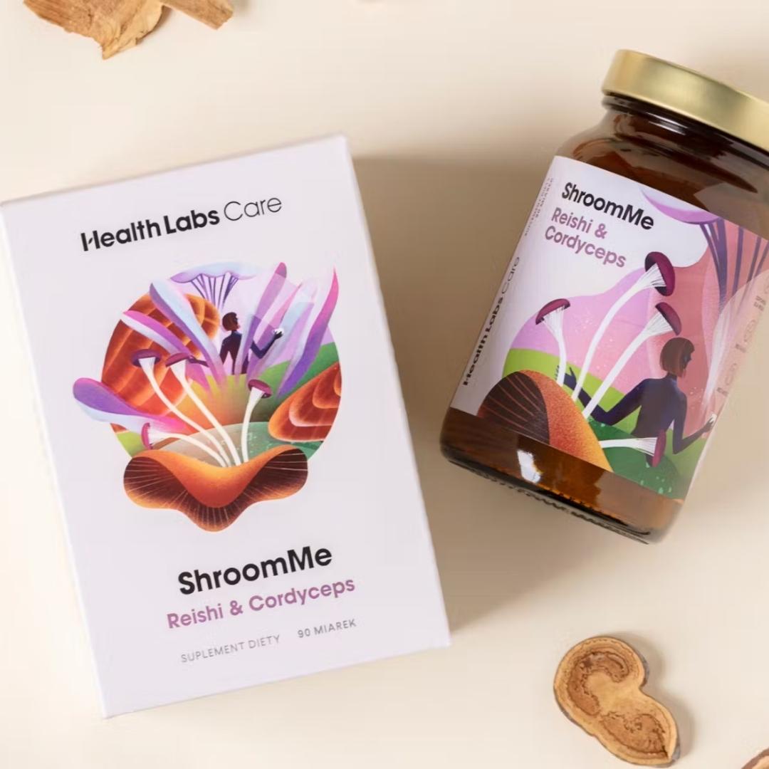 HEALTH LABS CARE ShroomMe Reishi & Cordyceps (45.54 g)