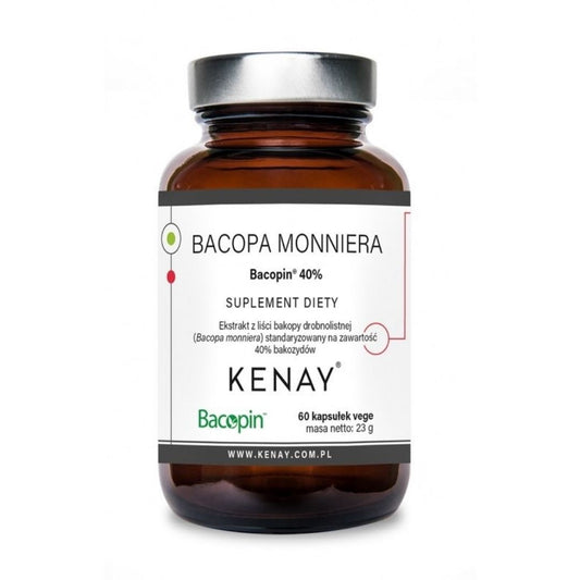 BACOPA MONNIERI / BACOPIN 40% / MÄLU TOETAMISEKS / 60 kaps.