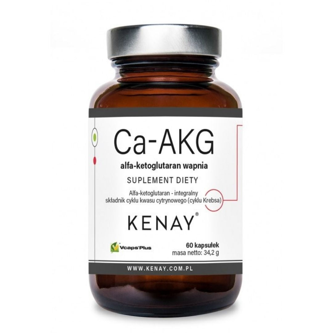 Ca-AKG / CALCIUM ALPHA-KETOGLUTARATE / 60 caps.