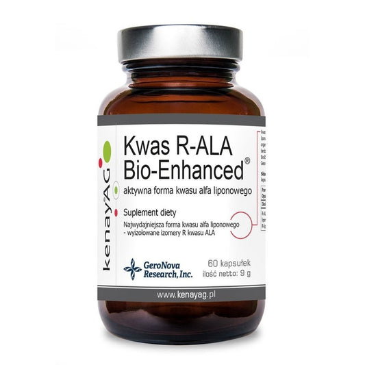 R-LIPOIINIHAPPO / R-ALA / KORKEA BIOSAATAVUUS / 300 mg / 60 kaps.