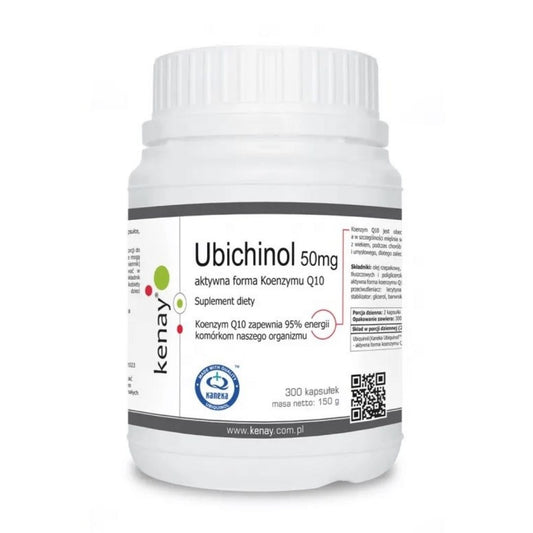 KOENTSYYMI Q10 / ACTIVE UBIKINOLI / 50 mg / 300 kaps.