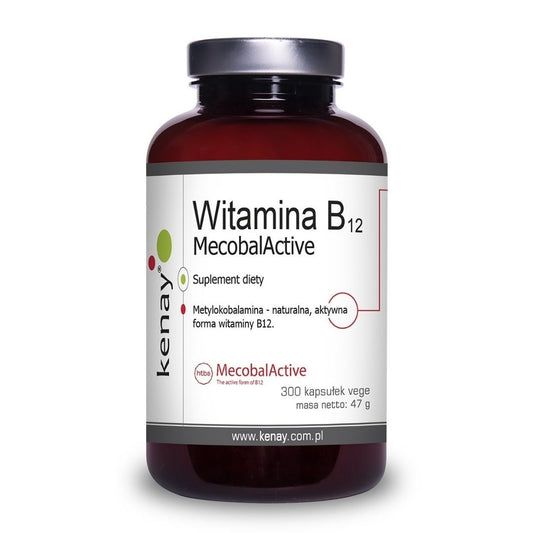 B12-VITAMIINI / METYYLIKOBALAMIINI / MecobalActive / 300 kaps.