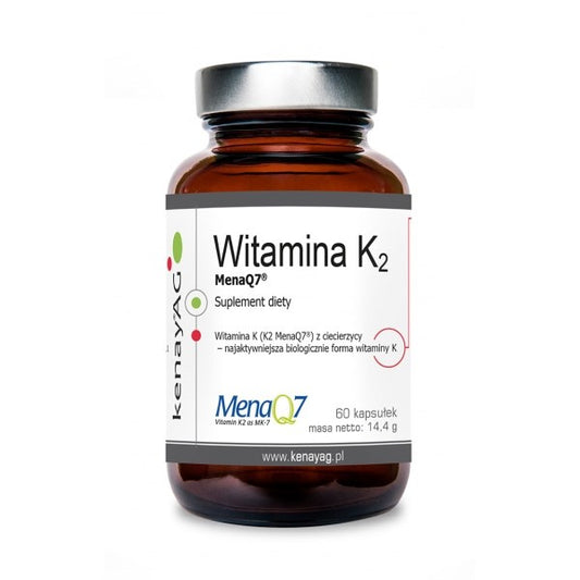 K-VITAMIINI MK-7 / MENA Q7 / 100 mcg / 60 kaps.