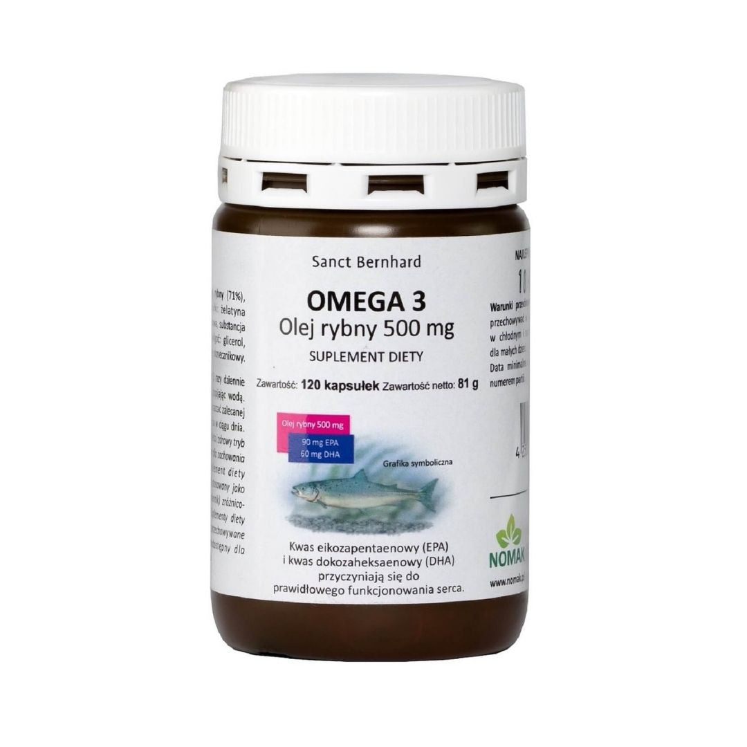 OMEGA-3 KALAÖLJYKAPSELIT / 500 mg / 120 kaps.
