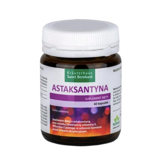 ASTAKSANTIINI + E-VITAMIINI / LEVÄSTÄ / 8 mg / 60 kpl