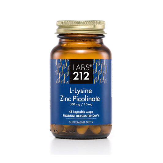 L-LYSIINI + SINKKIPIKOLINAATTI / 45 KAPSELIA