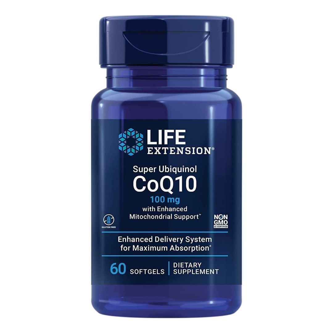 SUPER UBIKINOLI KOENTSYYMI Q10 + MITOKONDRIOTUKI / 100 mg / 60 pehmokapselia