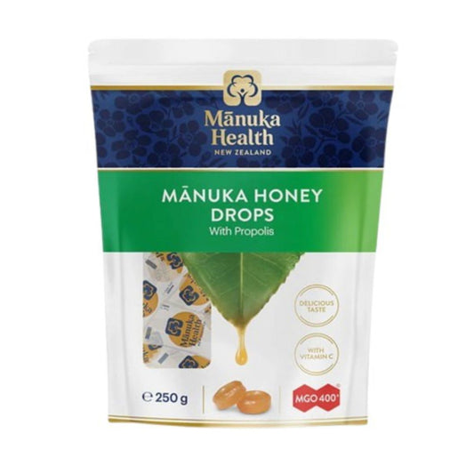 MANUKAHUNAJAMAKEISET /  MGO™ 400+ / PROPOLIS + C-VITAMIINI / 250 g