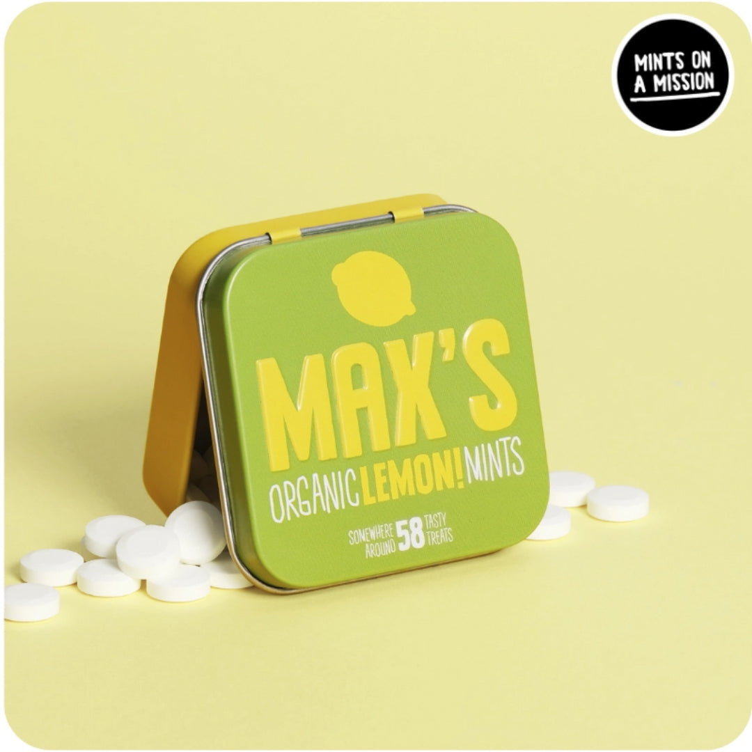 MAX'S ORGANIC LOZENGES / LEMON & MINT / 35g