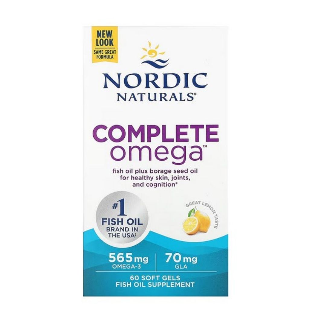 NORDIC NATURALS Complete Omega, 565 mg Lemon (60 sgels)