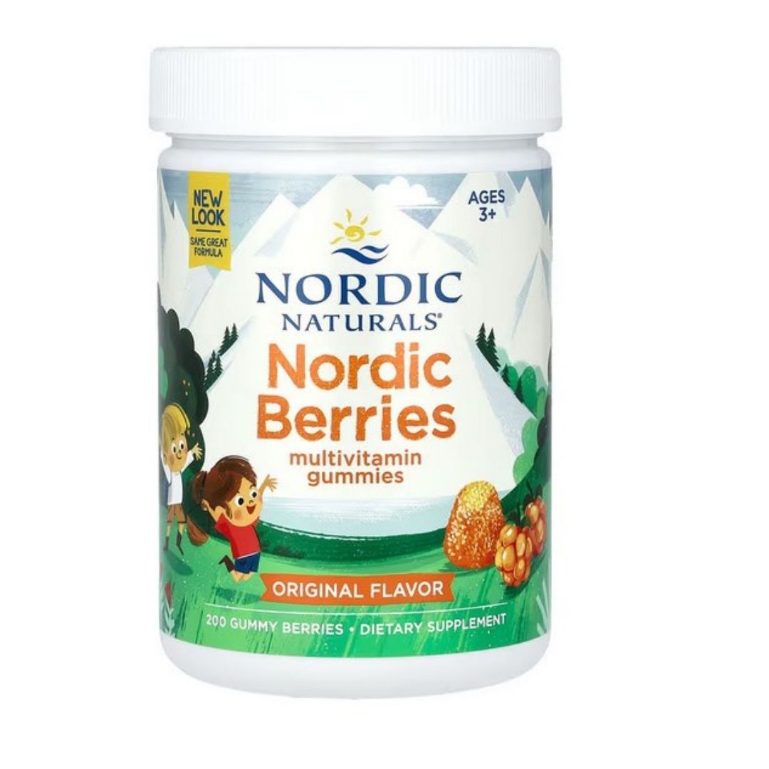 NORDIC BERRIES MONIVITAMIINI / LUONNOLLINEN / 200 gummya